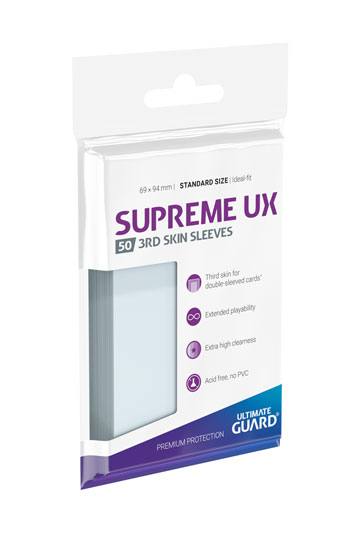 Ultimate Guard Supreme UX 3rd Skin Sleeves Standard Size Transpa