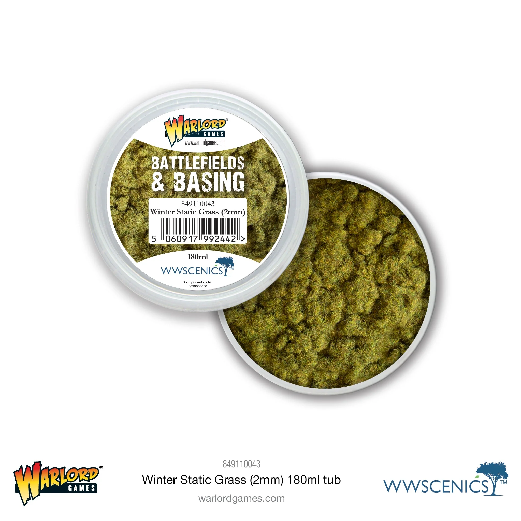 Battlefields & Basing: Winter static grass (180ml)
