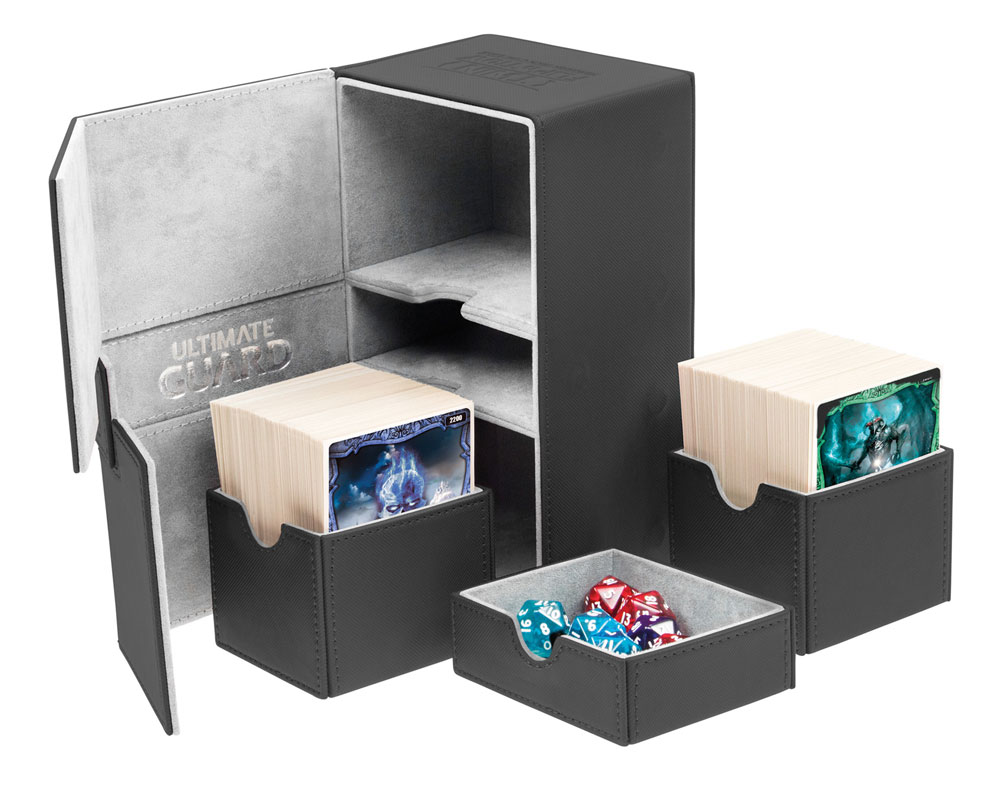 Twin Flip´n´Tray Deck Case 160+ Standard Size XenoSkin™ Black