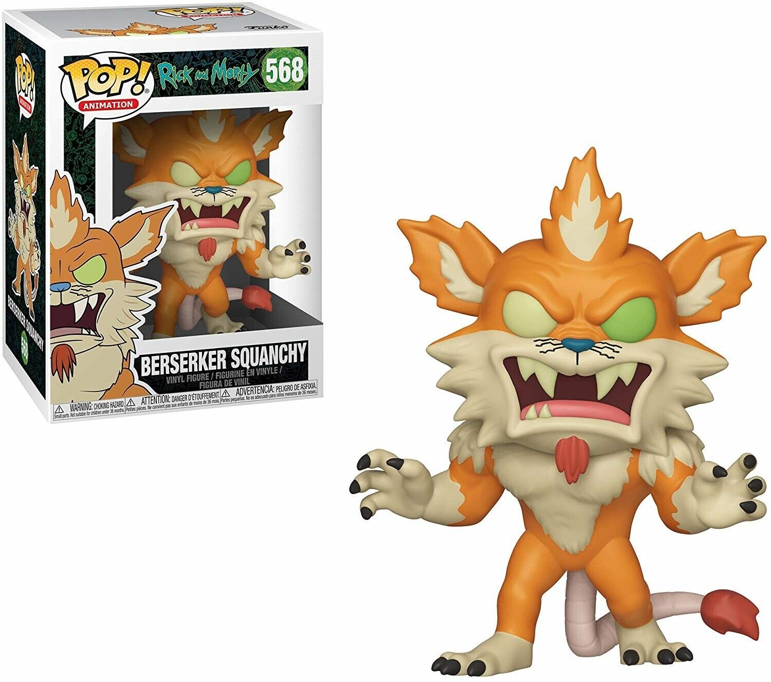 Funko Pop! Rick and Morty Berserker Squanchy 568