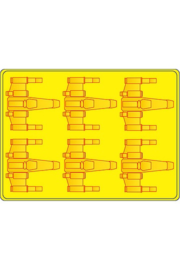 Star Wars X-wing Silikonimuotti