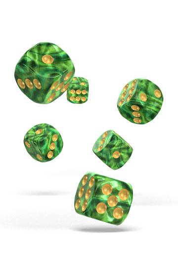 Oakie Doakie Dice D6 Dice 16 mm Gemidice - Jungle (12)