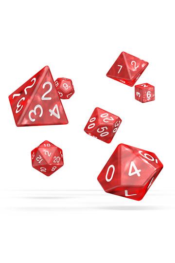 Oakie Doakie Dice RPG Set Marble - Red