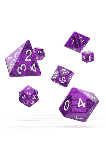 Oakie Doakie Dice RPG Set Speckled - Purple