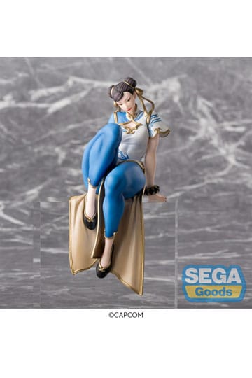 Street Fighter 6 PM Perching PVC Statue Chun-Li 14 cm