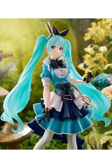 Vocaloid PVC Princess AMP Statue Hatsune Miku Alice Ver. 18 cm