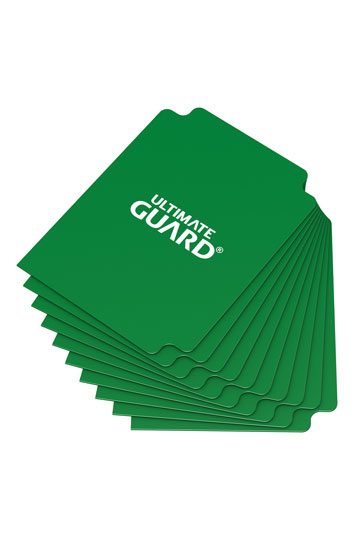 Ultimate Guard Card Dividers Standard Size (10) - Green