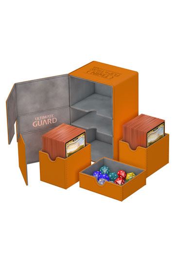 Twin Flip´n´Tray Deck Case 160+ Standard Size XenoSkin™ Orange