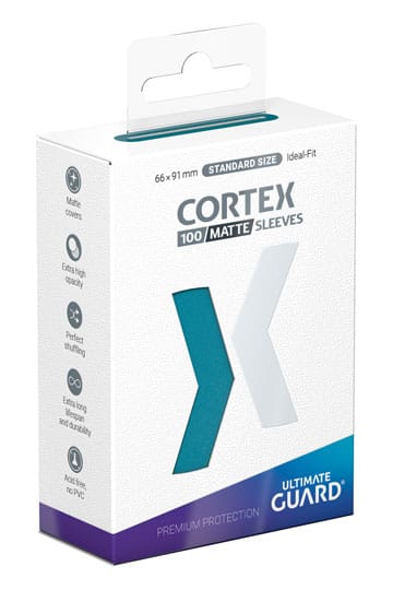 Ultimate Guard Cortex Sleeves Standard Size Matte Petrol
