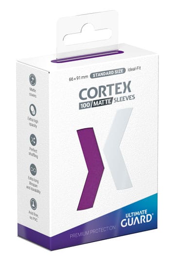 Ultimate Guard Cortex Sleeves Standard Size Matte Purple