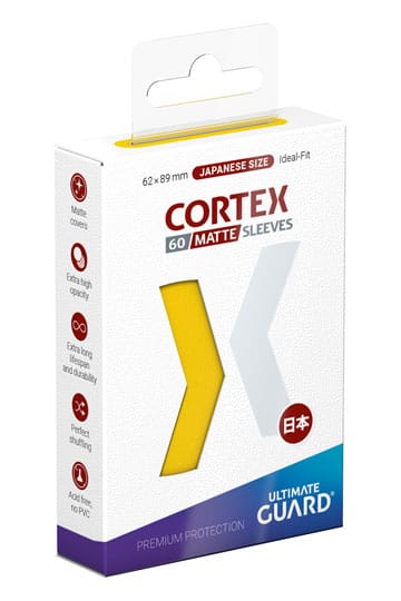 Cortex Sleeves Japanese Size Matte Yellow (60)