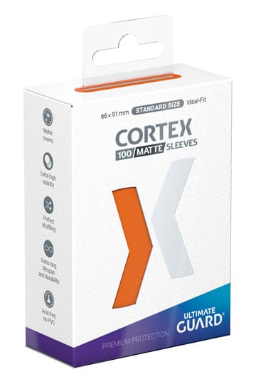 Ultimate Guard Cortex Sleeves Standard Size Matte Orange