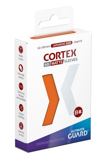 Cortex Sleeves Japanese Size Matte Orange (60)