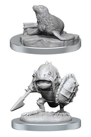 Unpainted Miniatures 2-Pack Locathah & Seal