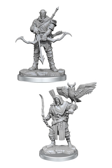 D&D Unpainted Miniatures 2-Packs Orc Ranger Male