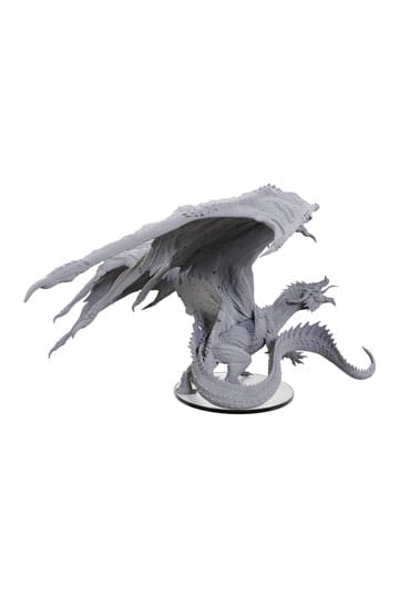 D&D Unpainted Miniature Adult Red Dragon Tyrant 18 cm