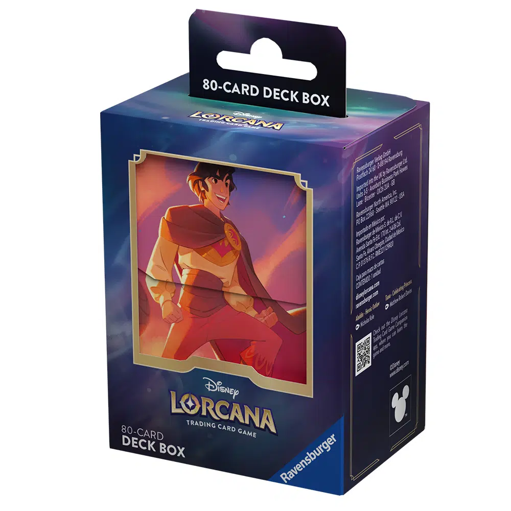 Lorcana Deck Box Aladdin