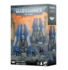 Space Marines Drop pods